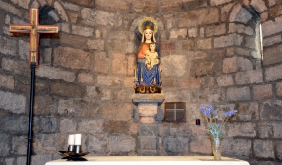 La Mare de Déu restaurada ja torna a lluir al santuari d'Arboló