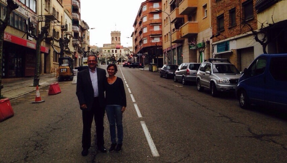 Tohá va visitar el Jussà, on es va entrevistar amb Joan Ubach