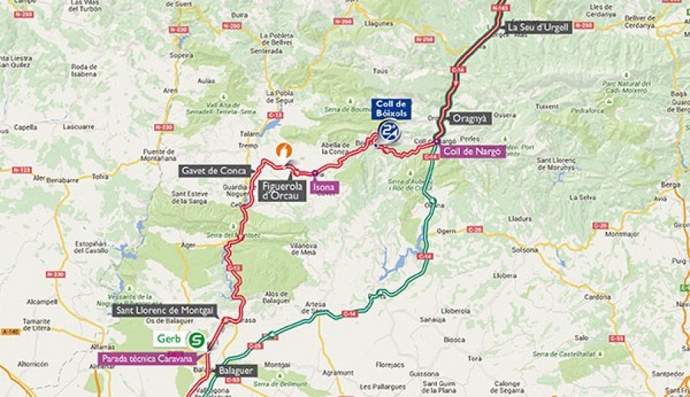 La Vuelta 2015 passa pel Pallars