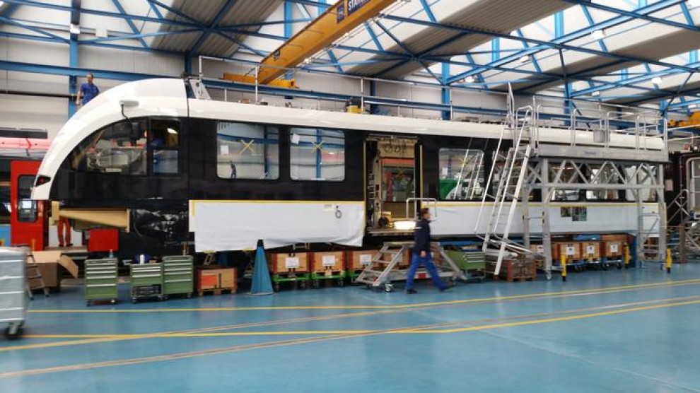 El nou tren de la Pobla, en procés de fabricació a Suïssa