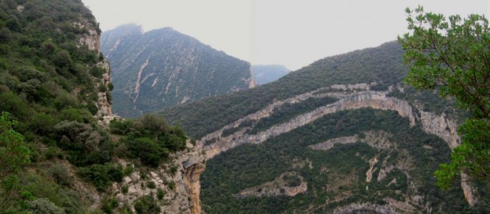 El barranc del Bosc està situat al congost de Terradets