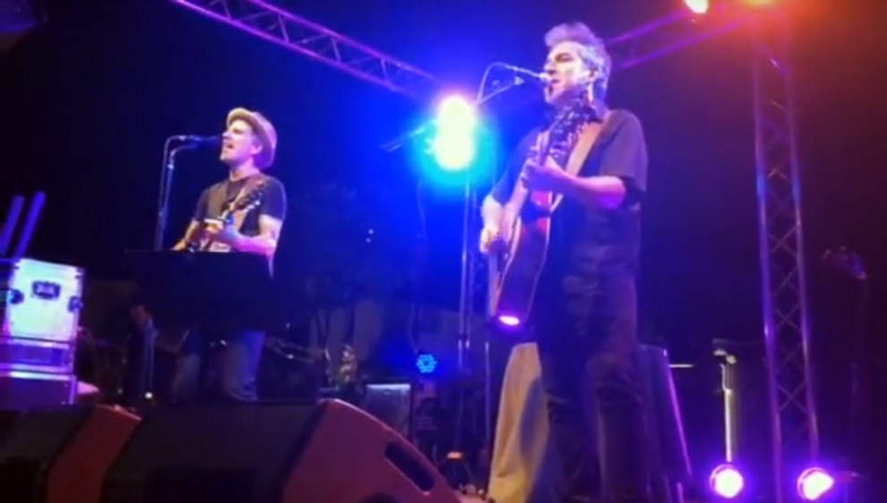Mikel Erentxun en concert.