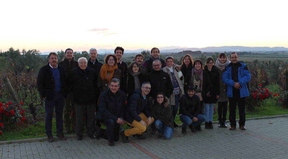 Foto de grup dels productors pallaresos a Itàlia