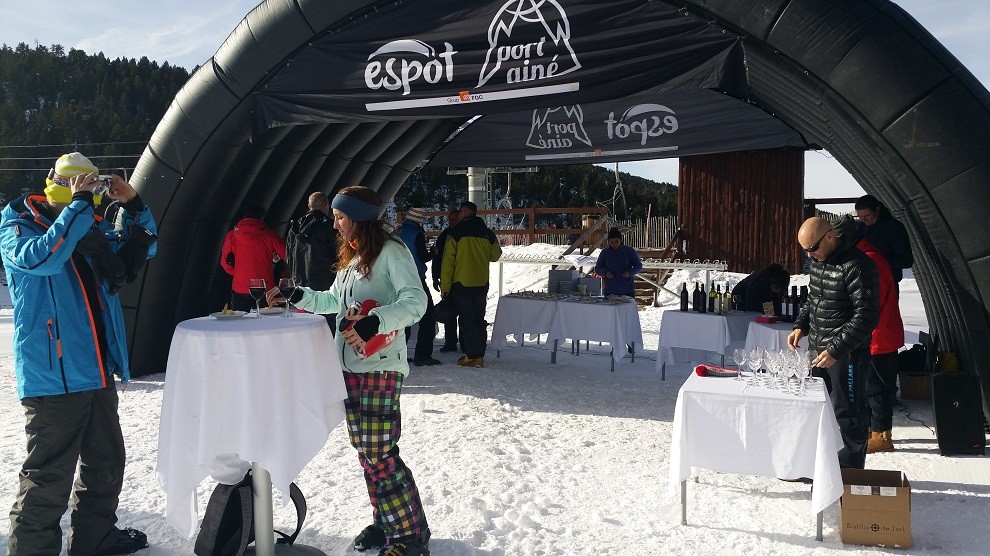 Activitat nadalenca a l'estació d'esquí de Port Ainé