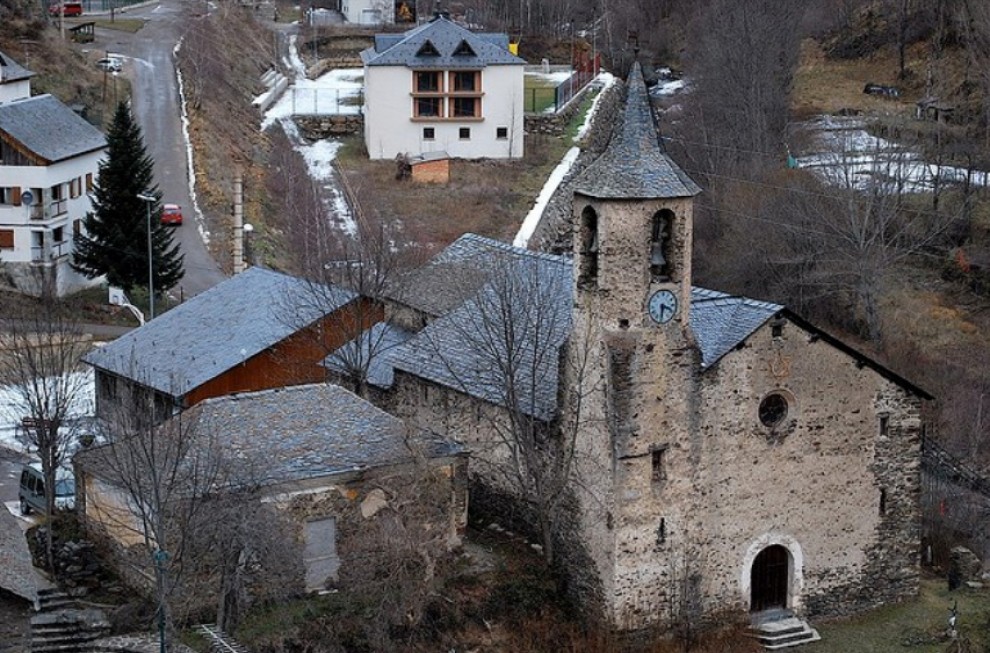 El poble de Tavascan en una imatge d'arxiu