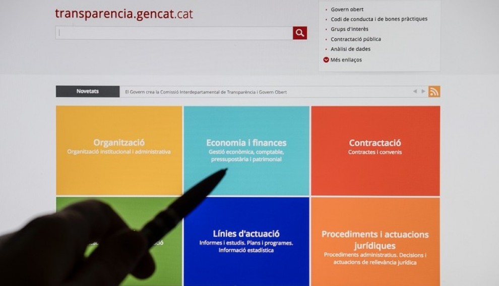 Portal de transparència de la Generalitat de Catalunya