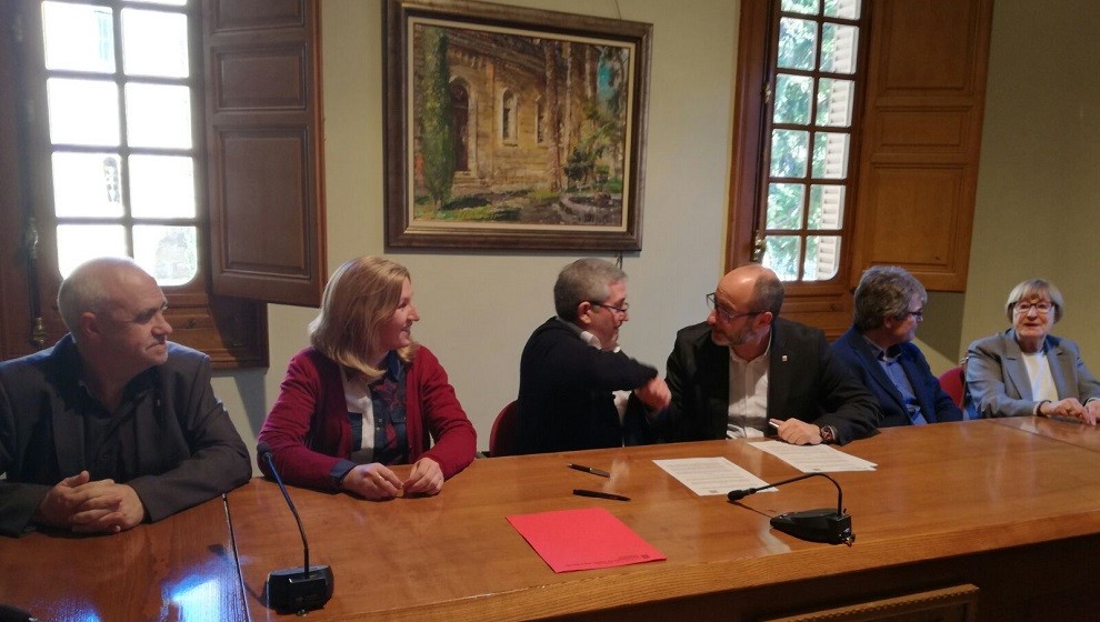 L'acord s'ha signat aquest matí a l'Ajuntament de la Pobla de Segur