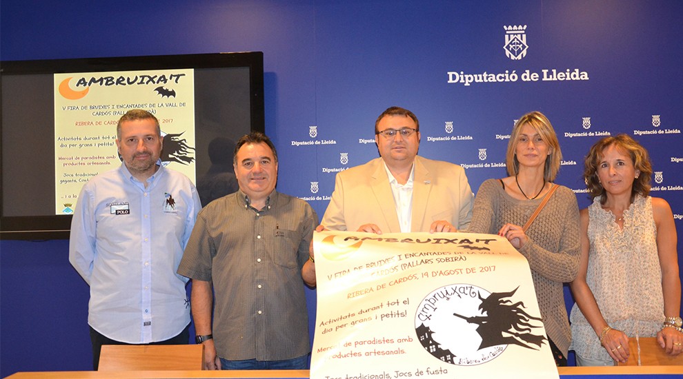 Imatge de la presentació de la fira Ambruixa't a la Diputació de Lleida
