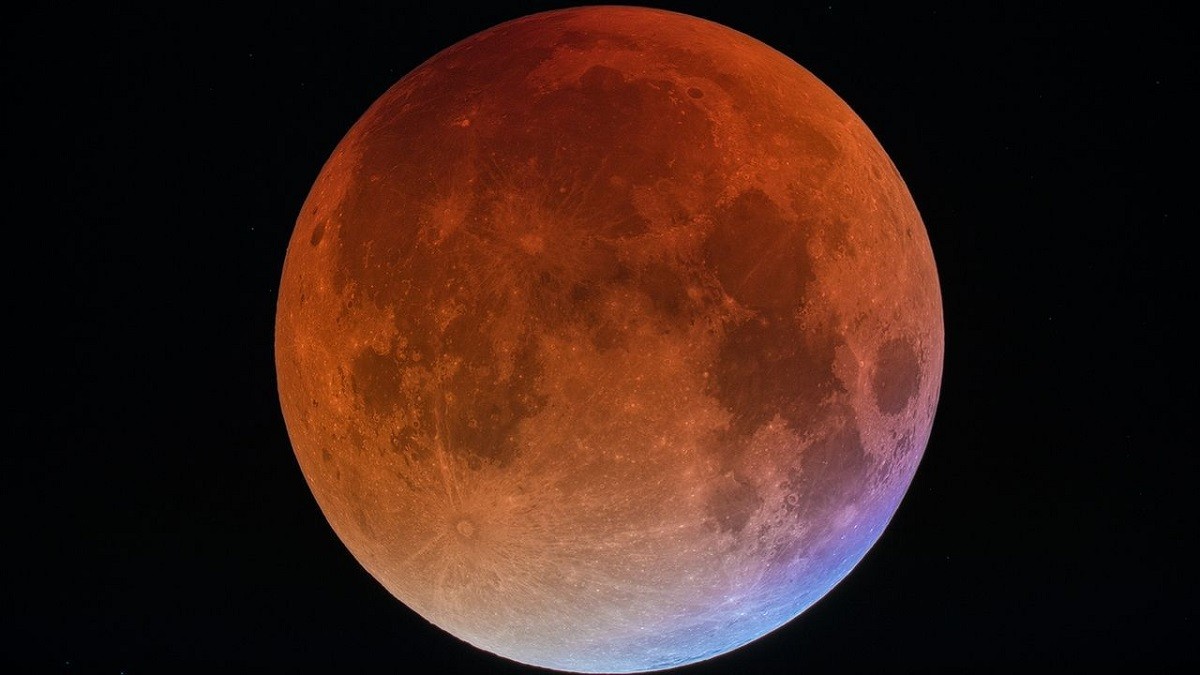 L'eclipsi de superlluna blava de sang feia 150 anys que no passava
