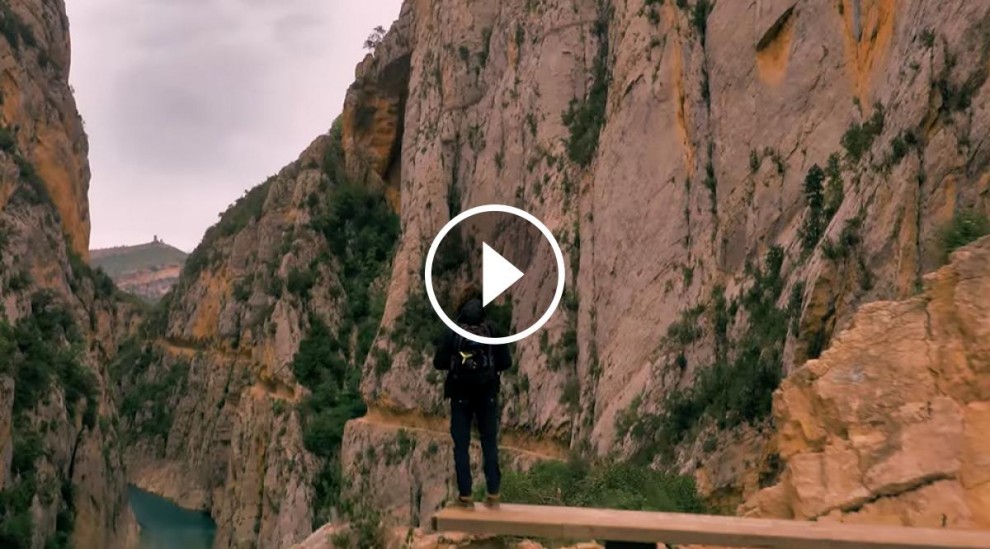 El congost de Mont-Rebei, en una imatge del vídeo