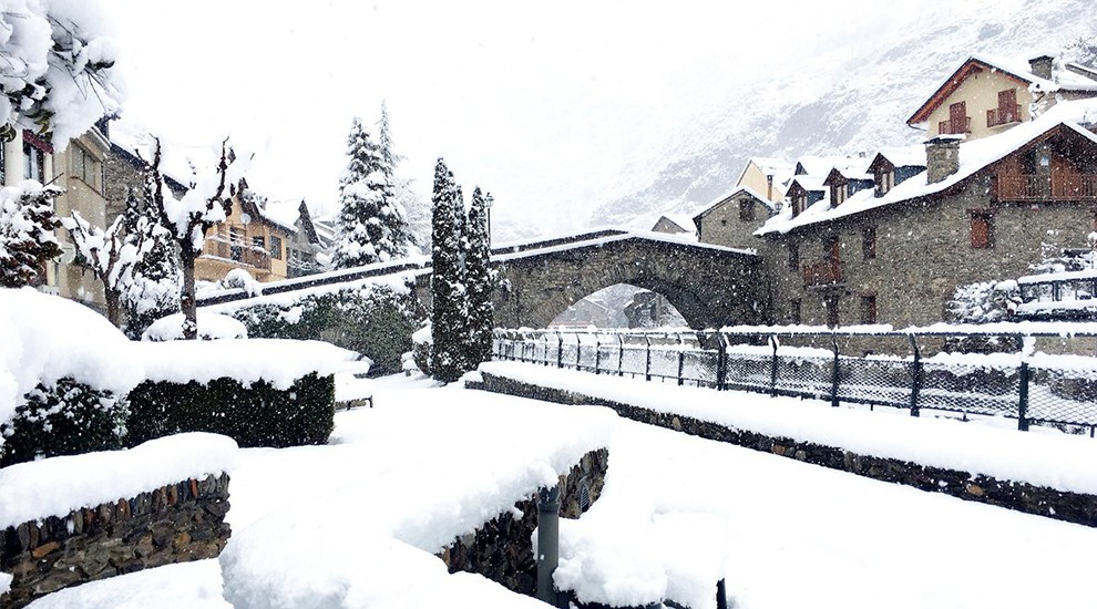 El temporal ha deixat gruixos de neu considerables arreu del Pallars