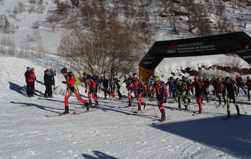 Sortida d’una edició anterior de la cursa Alt Pallars-Certascan a Tavascan