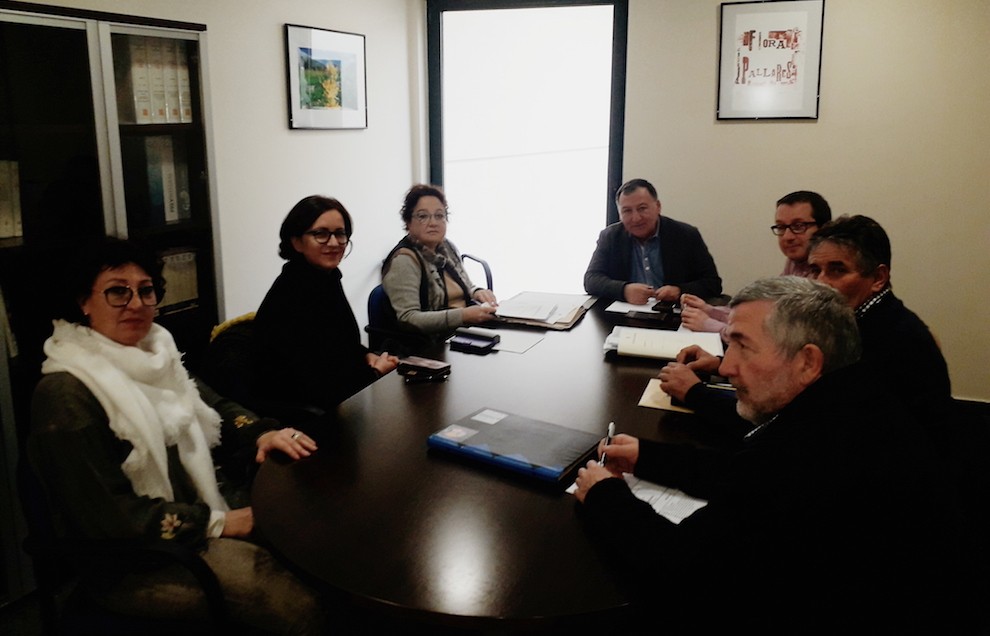 Imatge de la reunió de la junta de govern de l'ens comarcal