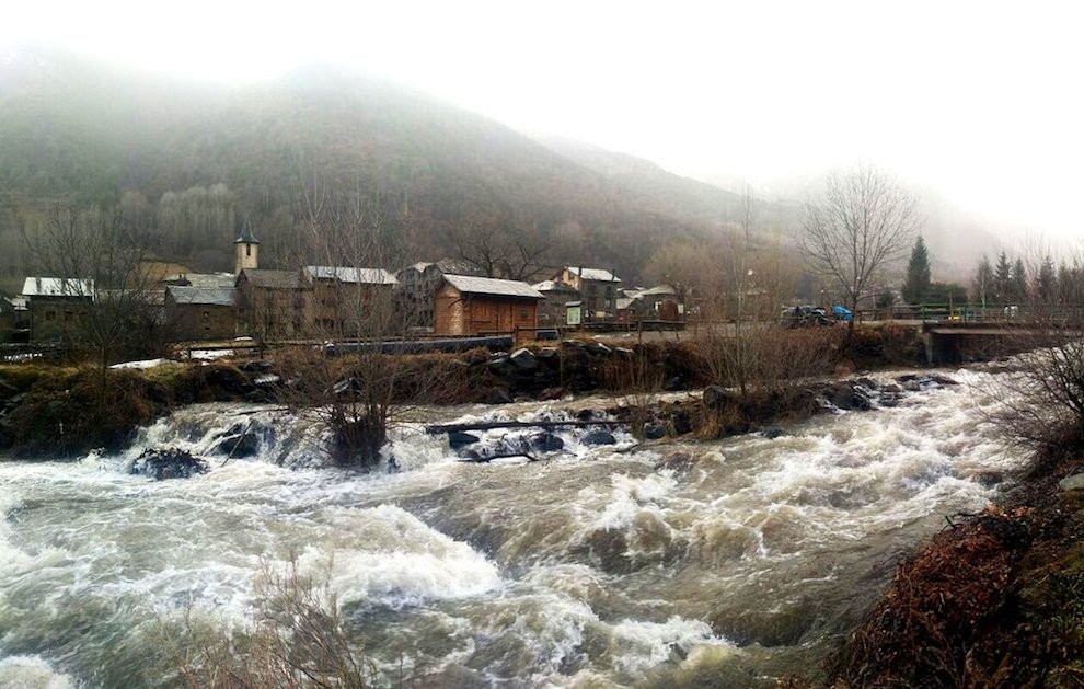 El riu Noguera Vall Ferrera al seu pas per Àreu, en imatge d’arxiu