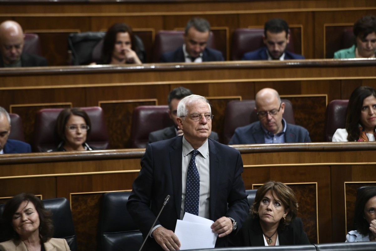 El ministre d'Afers Estrangers, Josep Borrell, al Congrés