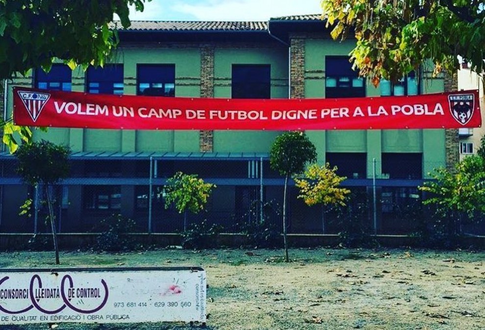 El CF i l’EF Pobla reclamen un camp de futbol digne
