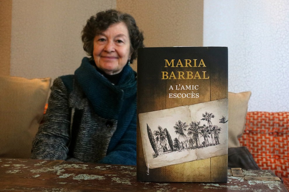 Maria Barbal amb el seu nou llibre
