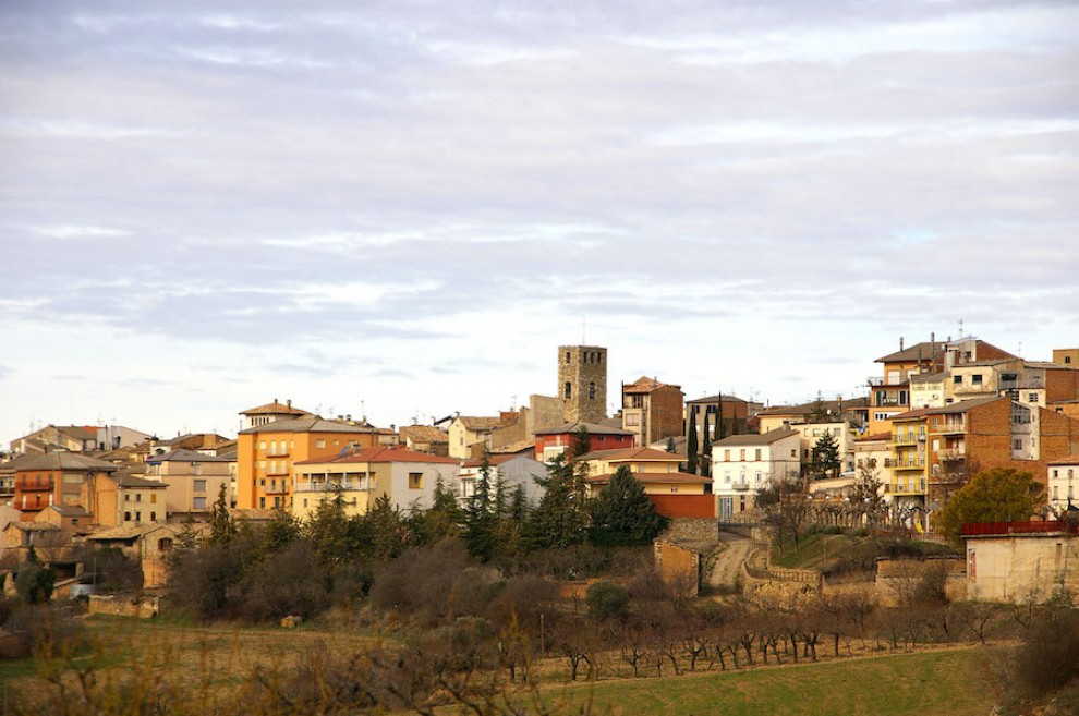 Imatge general del poble d’Isona