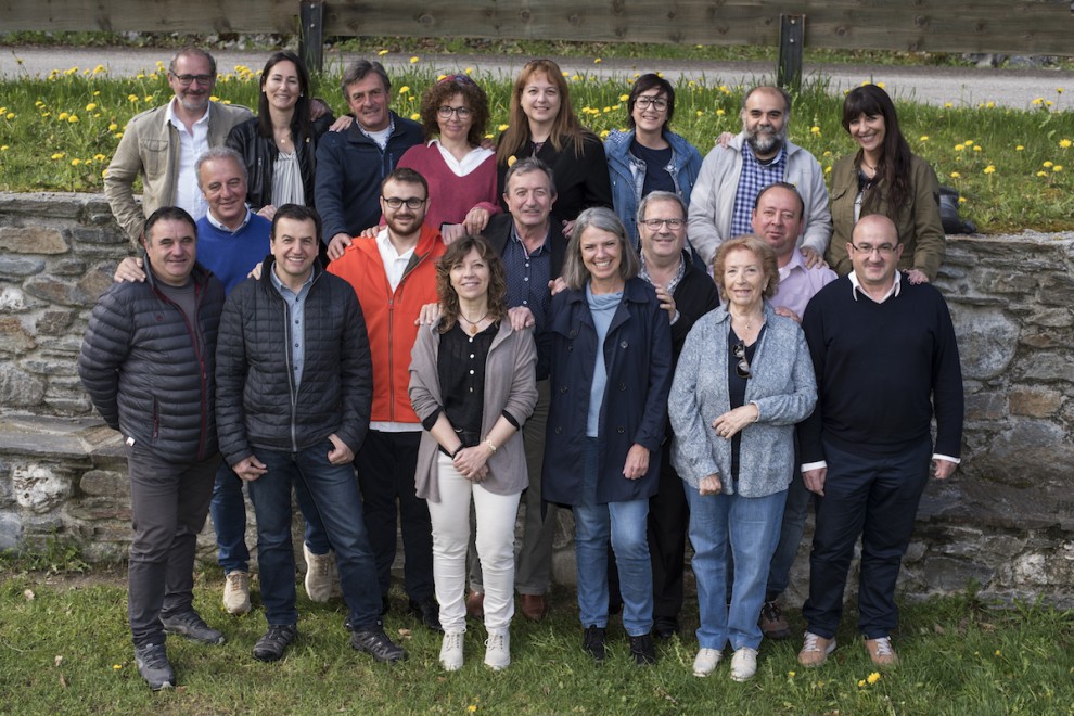 Foto de família de Junts per Catalunya al Pallars Sobirà