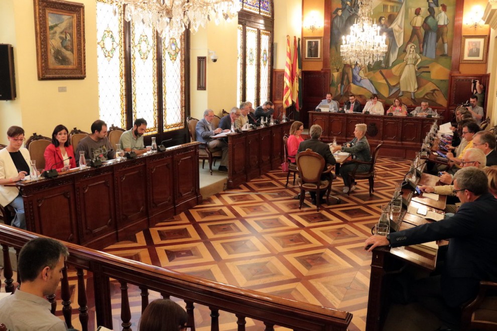 Imatge del darrer ple de la Diputació de Lleida