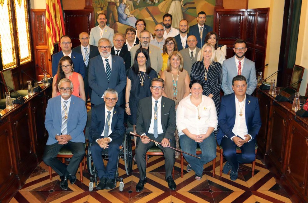 Foto de família de la nova Diputació de Lleida