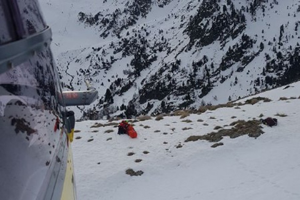 Rescat de l’esquiador ferit el passat 3 de gener a Lladorre