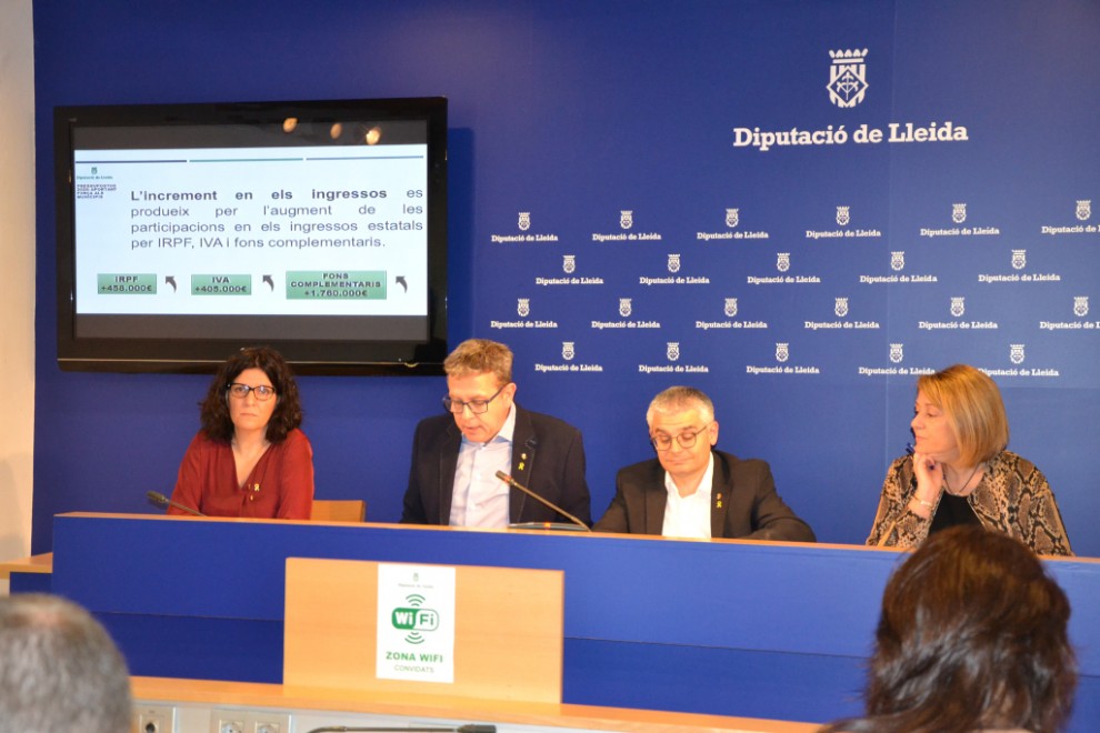 Presentació dels pressupostos aquest dilluns a la Diputació de Lleida