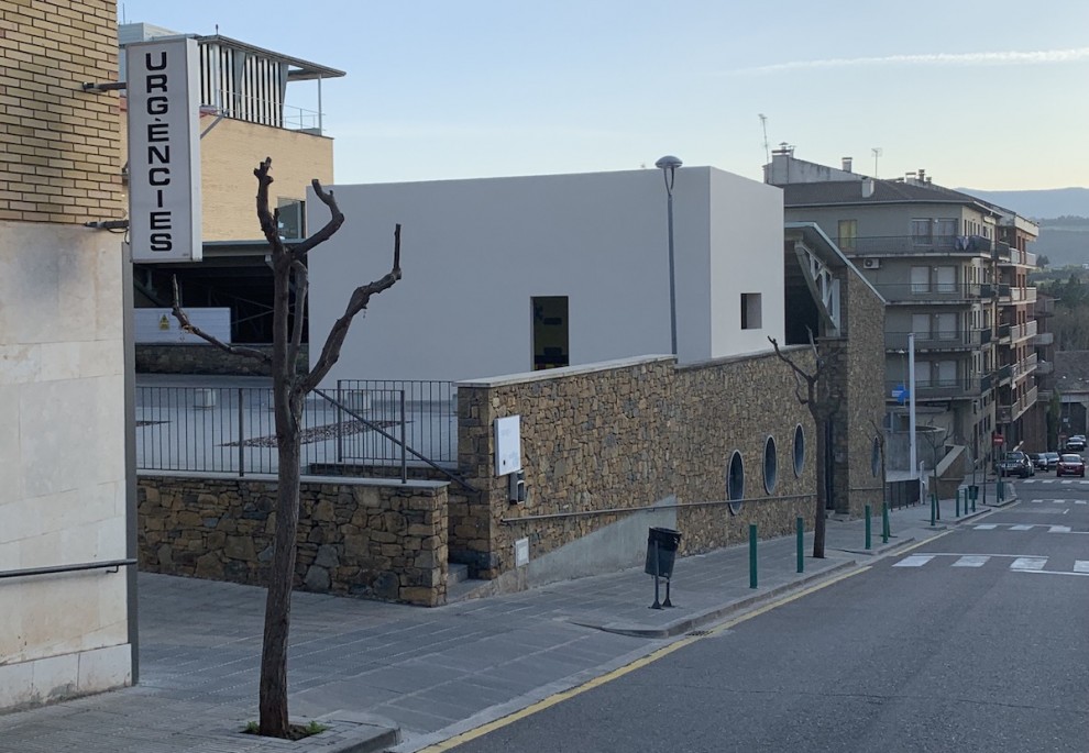 Entrada d’urgències de l’Hospital del Pallars de Tremp