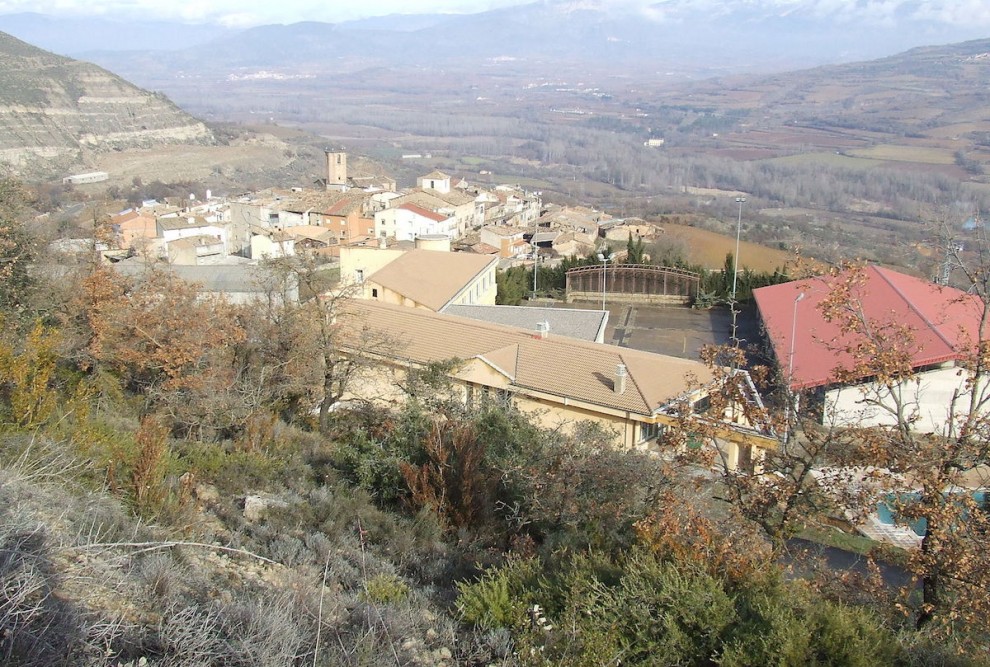 Vista general del poble de Guàrdia de Noguera