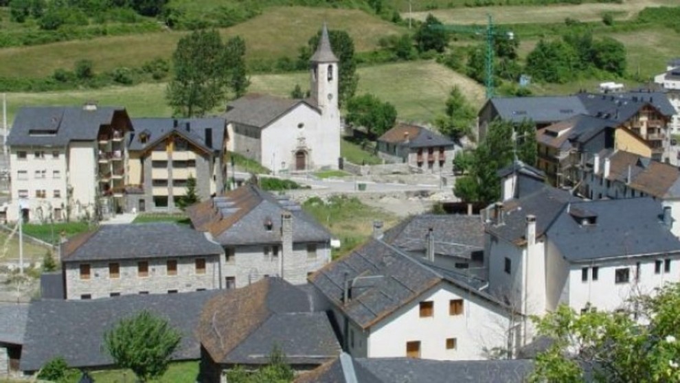 El poble d'Espot, en una imatge d'arxiu