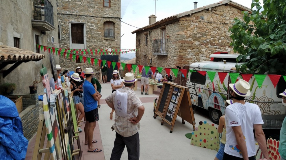 Sant Esteve de la Sarga va ser la primera parada del festival el passat 15 d'agost