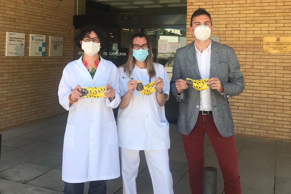 PEUSA ha donat mascaretes infantils reutilitzables a l’Hospital Comarcal del Pallars