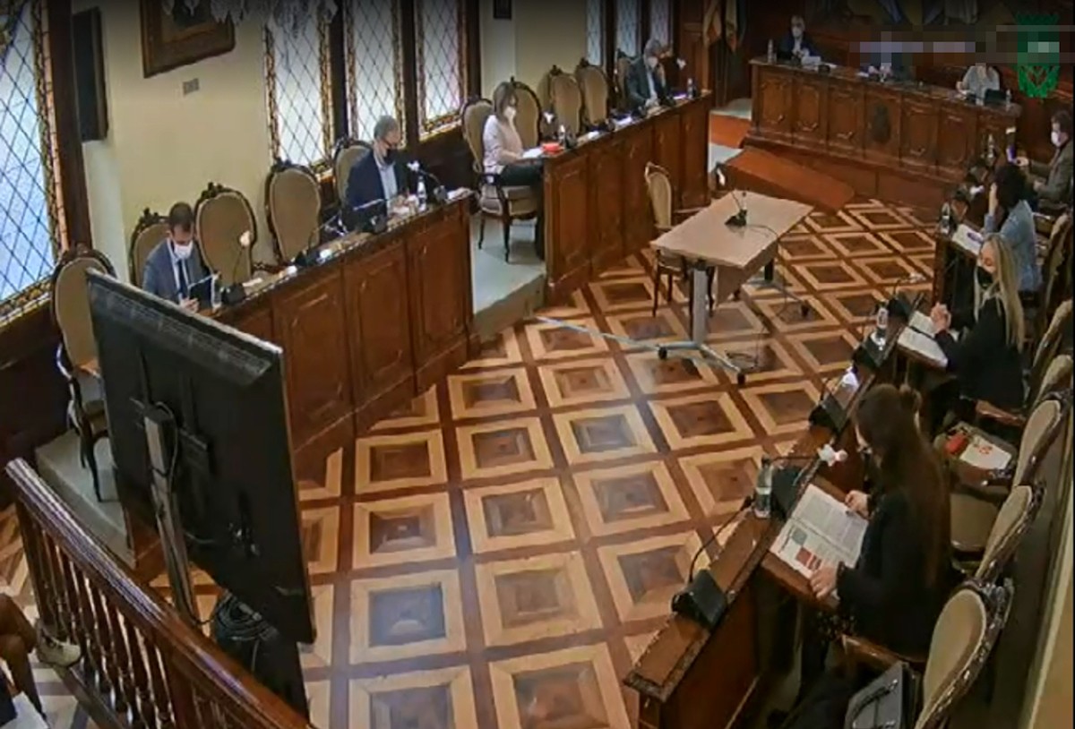 Captura de pantalla del ple de la Diputació de Lleida
