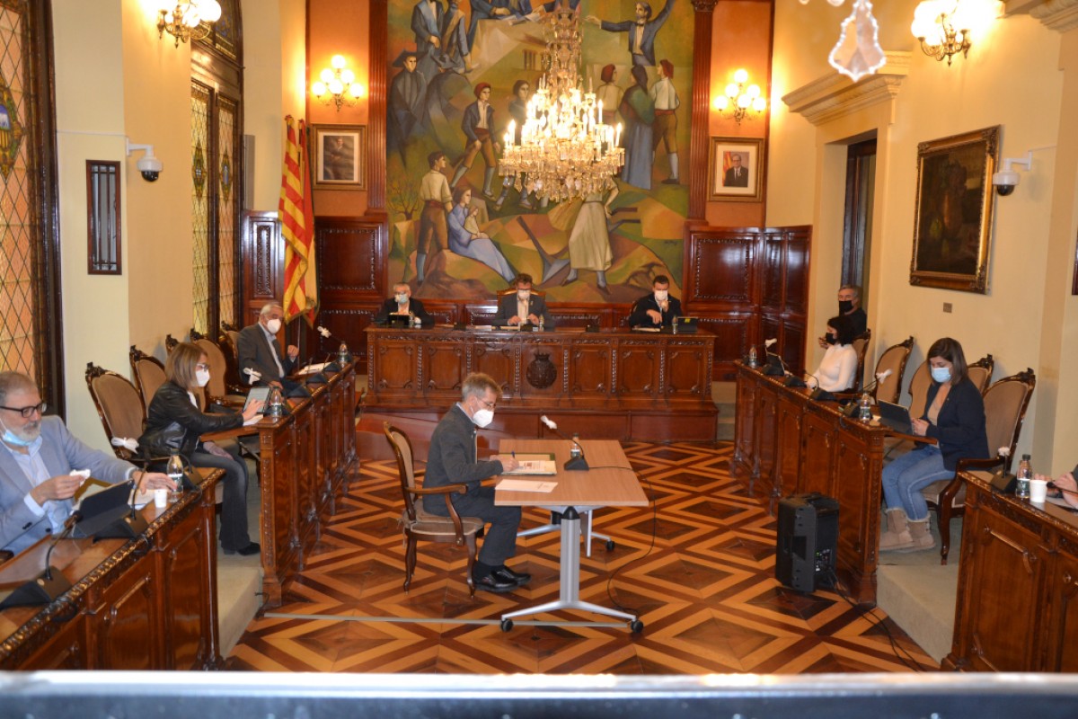 Imatge d'un ple de la Diputació de Lleida
