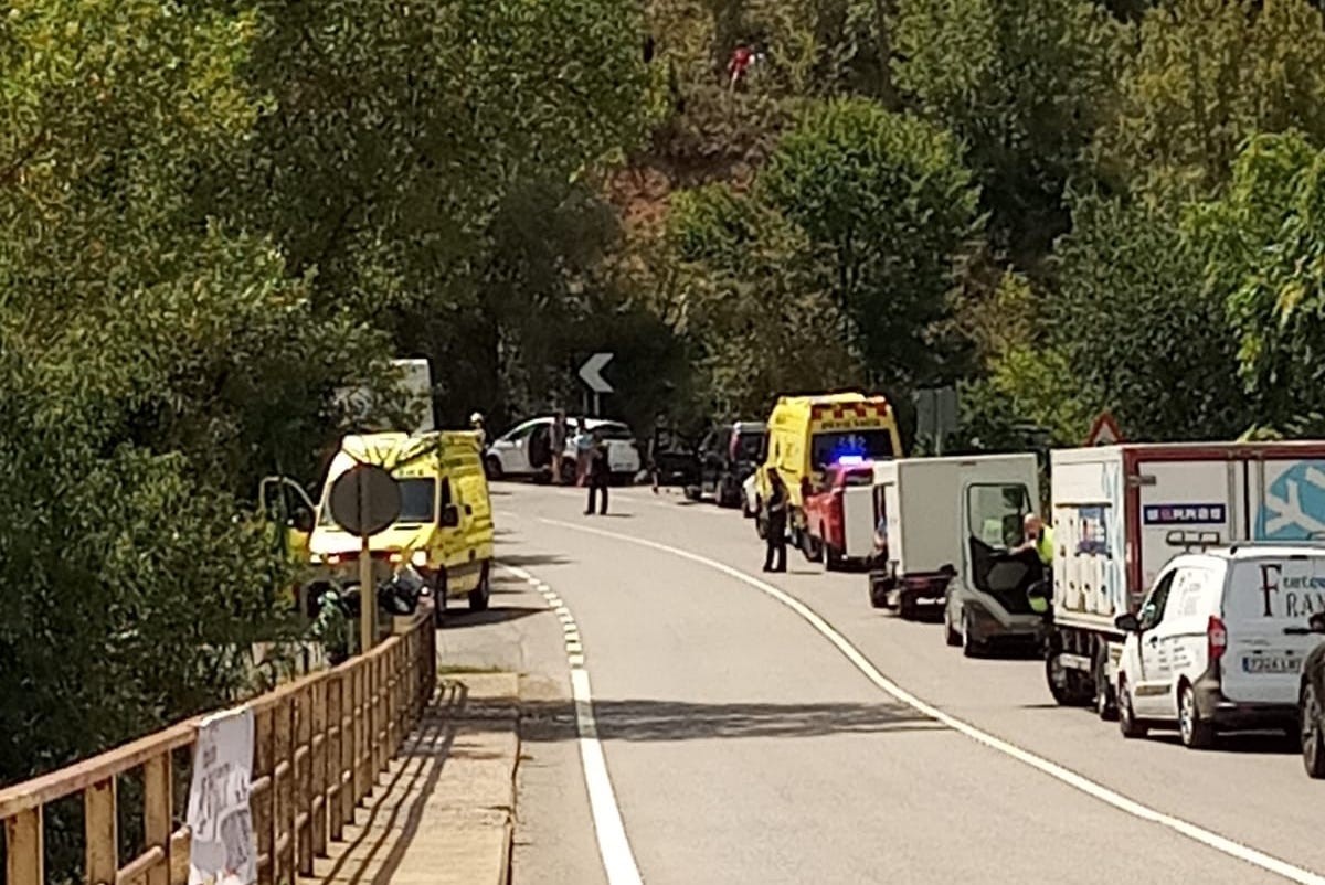 L’accident ha provocat dos quilòmetres de cues a Tremp