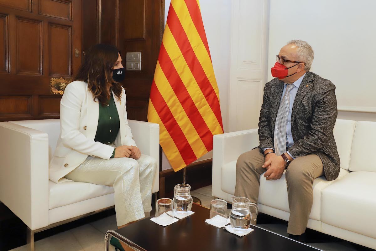 Blanco també s'ha reunit amb la consellera Laura Vilagrà
