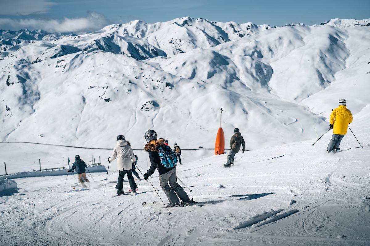 Esquiadors a les pistes de Baqueira Beret durant aquesta temporada