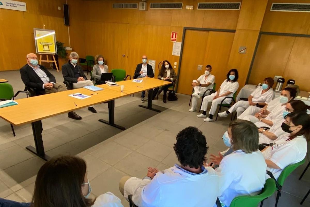 Argimon reunit amb professionals de l'Hospital del Pallars