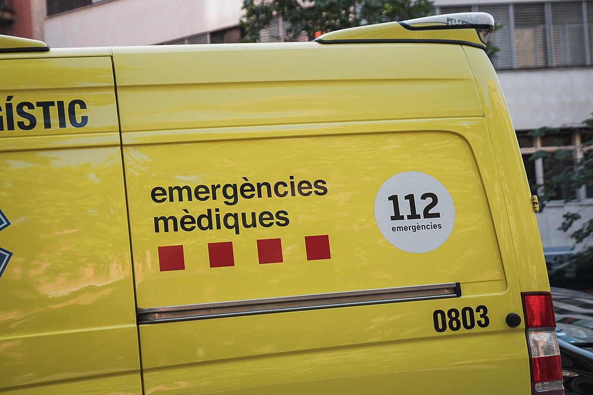 Una ambulància del SEM, en imatge d'arxiu