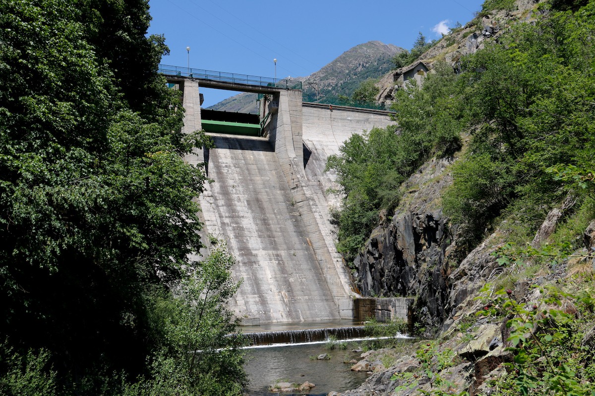 Imatge de la presa de Tavascan