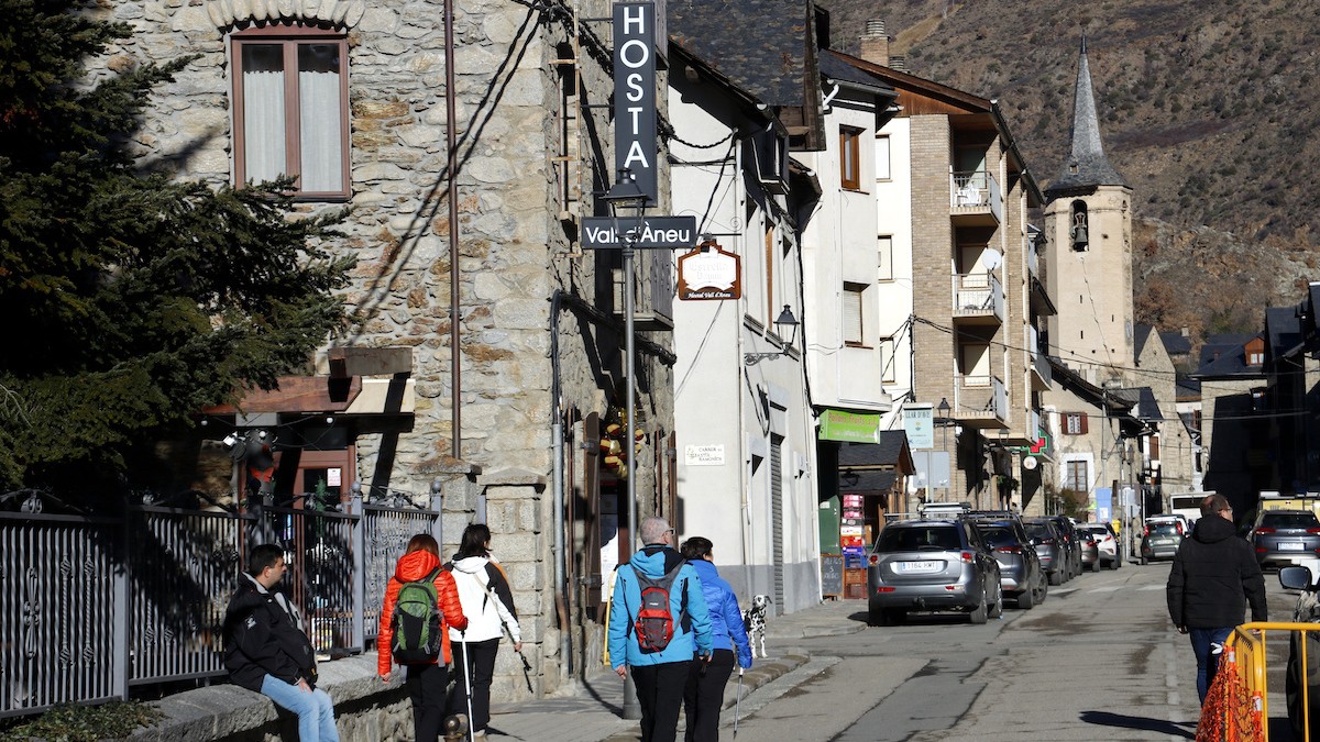 Imatge d'Esterri d'Àneu, un dels municipis afectats pel Decret llei, i que supera el topall de pisos turístics