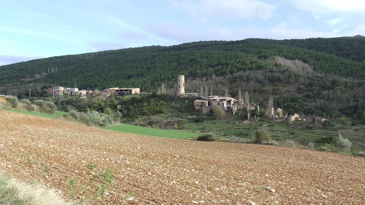 Vista del poble d'Alsamora