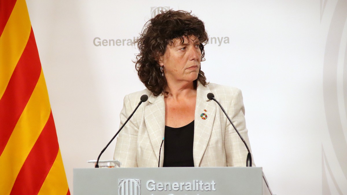 La consellera d'Acció Climàtica, Teresa Jordà