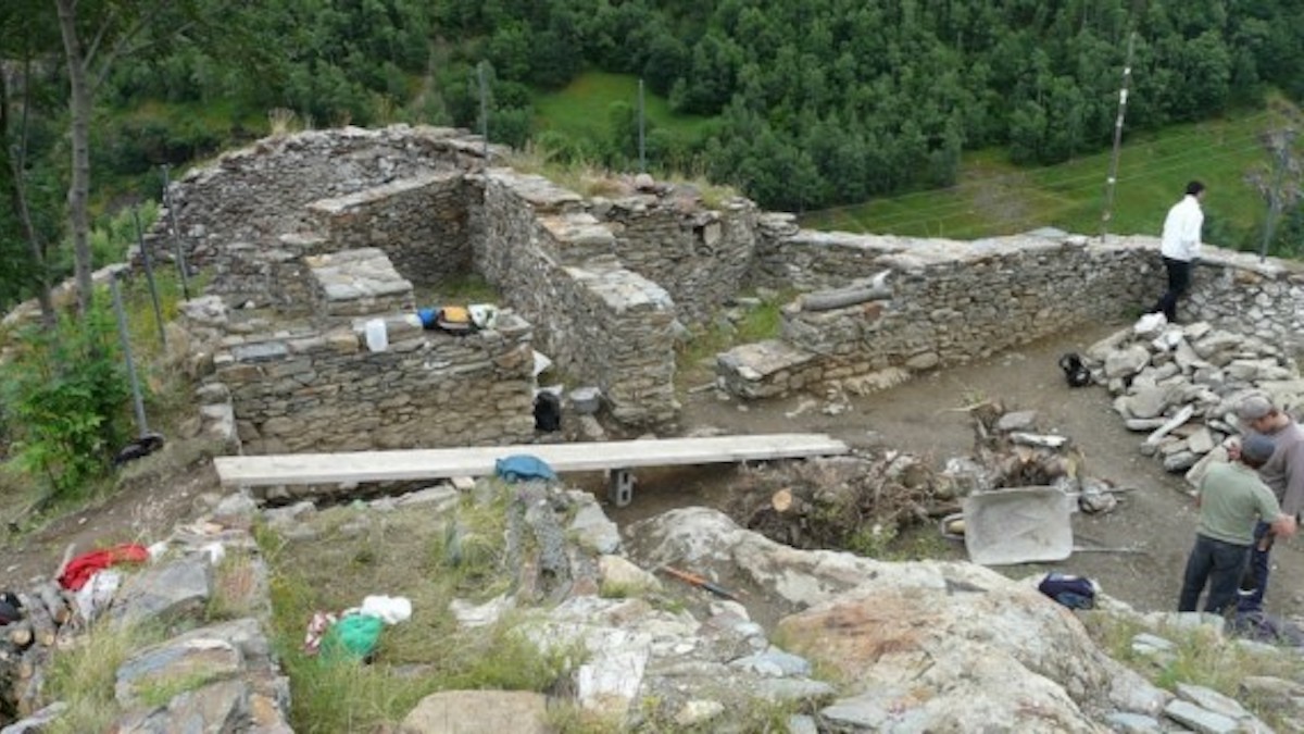 El castell de Tavascan, en una imatge d'arxiu