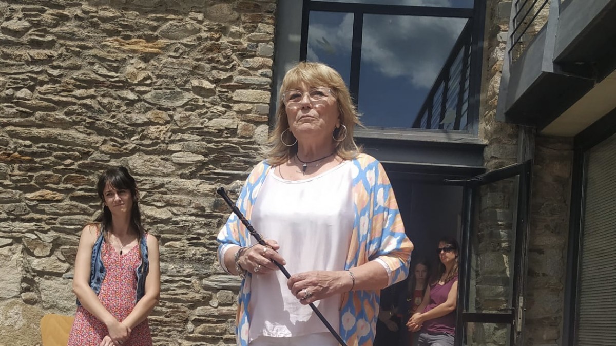 Laura Tristan, durant la presa de possessió com alcaldessa