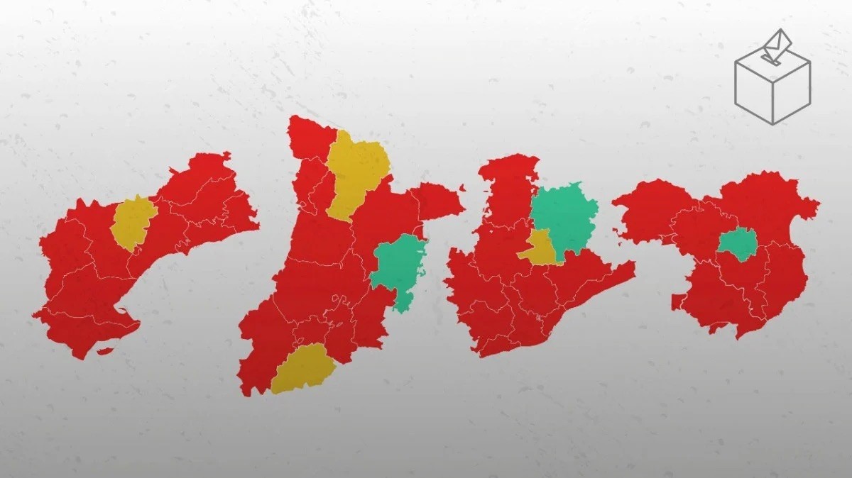 Els resultats de les eleccions espanyoles a Catalunya
