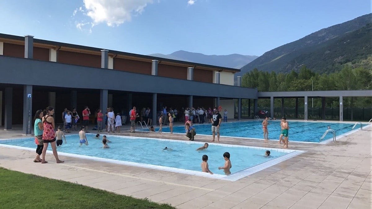 Una piscina del Pallars en una imatge d'arxiu