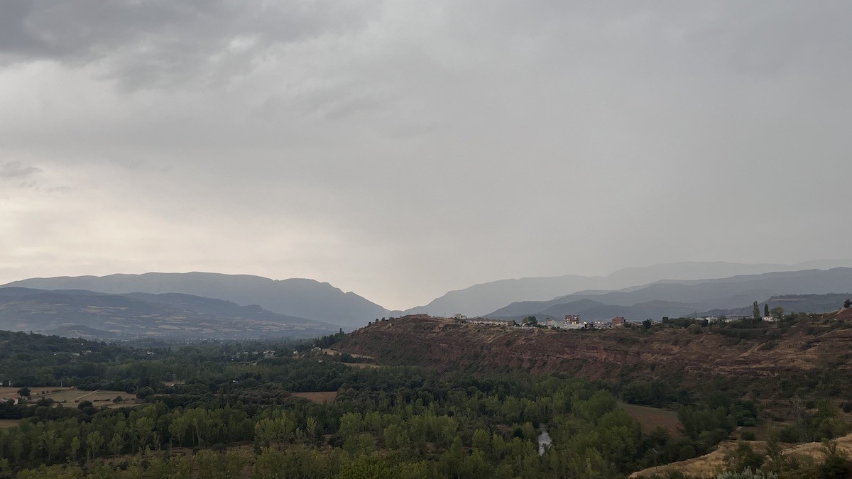 El Pallars Jussà està en perill moderat per la intensitat dels ruixats