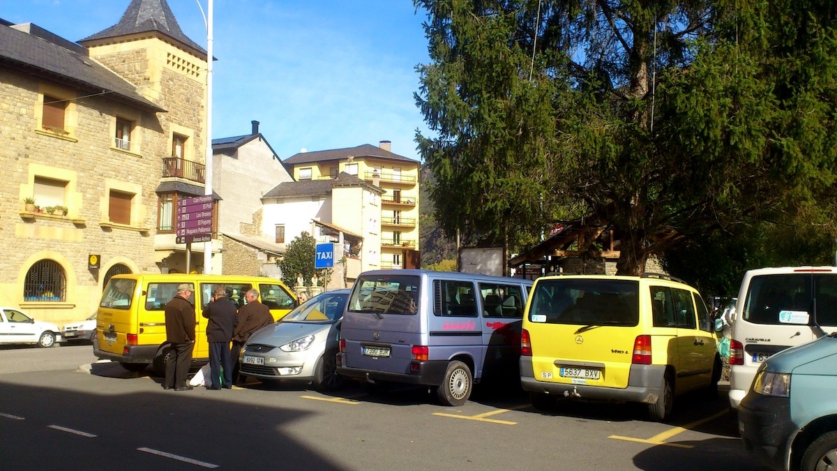 Taxistes del servei a la demanda del Pallars Sobirà, en imatge d'arxiu