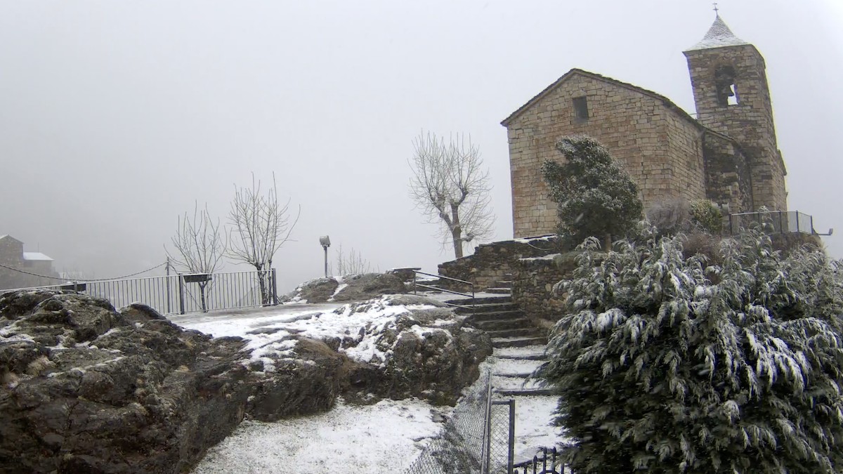 La nevada aquest matí a Capdella